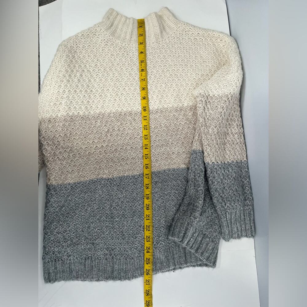 J. Jill Textured Color-Block Sweater Large - Picture 9 of 9